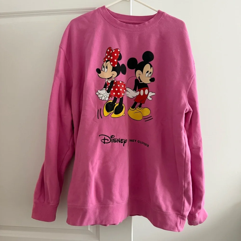 Stoney Clover x Disney Pink Mickey & Minnie Sweatshirt - Picture 2 of 4